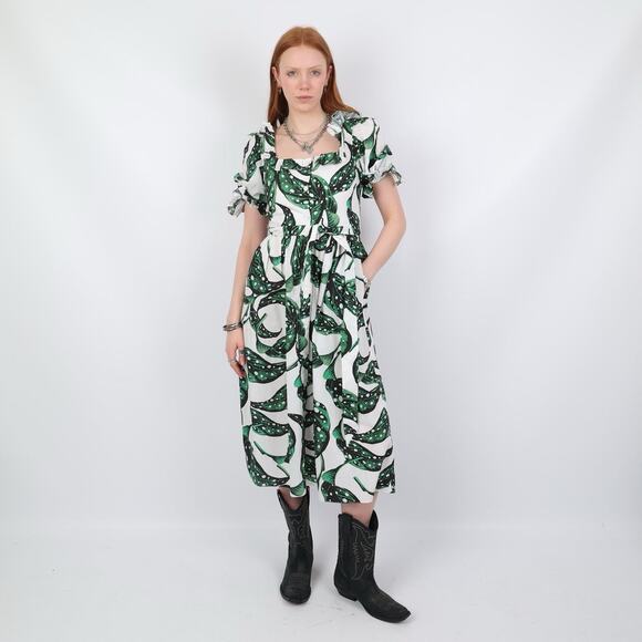 Borgo De Nor Women’s Midi Floral Cotton Maxi Dress Size UK 14 (10 US) - Picture 2 of 13